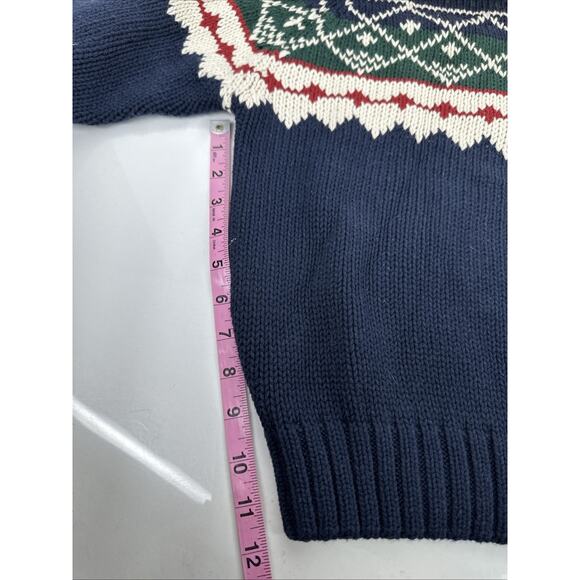 NWT Vintage Britches Great Outdoors Fair Isle Cotton Sweater Men Size Small - Picture 5 of 8